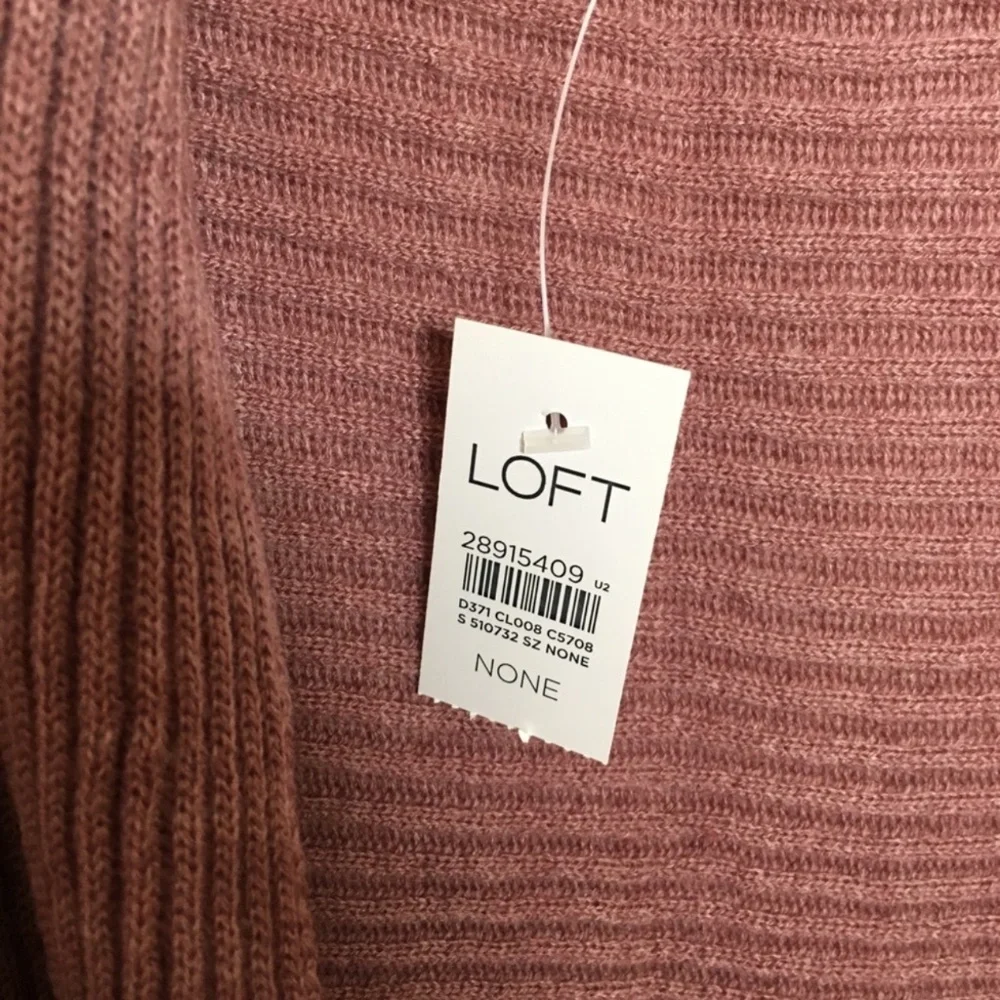 NEW LOFT Ribbed Cardigan Vest One Size